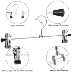 NORTHERN BROTHERS adjustable width demo with clips moved for jeans