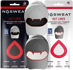 NoSweat applied in a golfer's cap for clear vision benefit