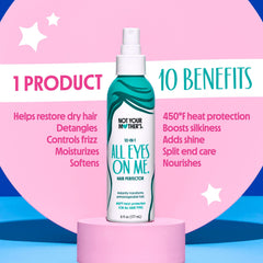 Not Your Mother's spray nozzle closeup for even mist application benefit