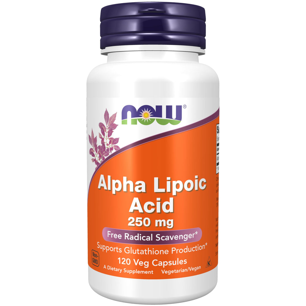 NOW Foods front label showing product name and count for clear identification and trust