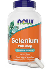 NOW Foods front bottle view showing 300 veg capsules and long supply benefit