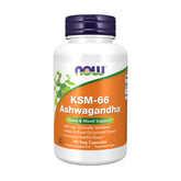 NOW KSM-66 front packaging showing bottle and product name for clarity