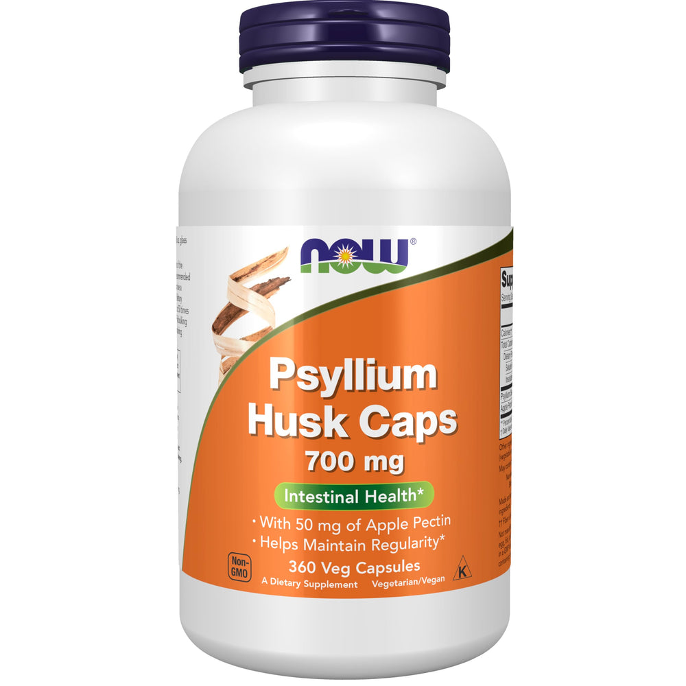NOW front bottle label showing product name and capsule count for quick identification