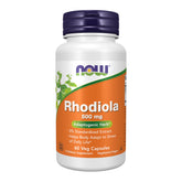 NOW Rhodiola front label showing product name and quantity for clear selection