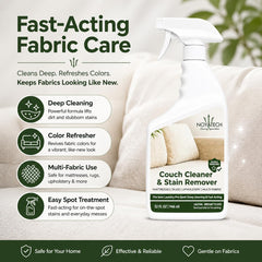 NOYATECH close-up of product texture showing gentle formula that lifts stains safely