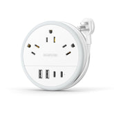 NTONPOWER front view showing outlets and ports with compact convenience