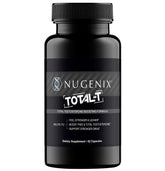 Nugenix bottle front packaging showing product benefits and clean label