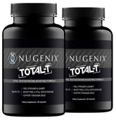 Nugenix Total-T front packaging showing formula and count for clear product info and trust
