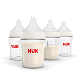 NUK bottle front packaging showing 4-pack and 5 oz capacity for easy selection