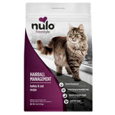 Nulo bag front view showing formula and hairball management benefits