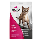 Nulo front packaging showing 4 lb bag and brand benefits for confident feeding