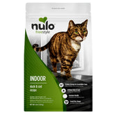 Nulo FreeStyle front packaging showing duck and cod benefits