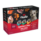 Nulo front packaging view showing variety pack and portion benefit