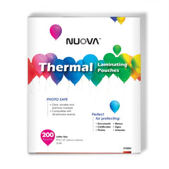 Nuova front box of 200 pouches showing packaging and count, ensures value