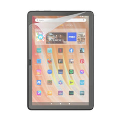 Nupro front view on Fire HD 10 showing precise fit and reduced glare benefit