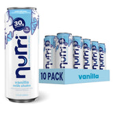nurri vanilla front can showing product branding and serving benefit