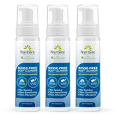 Nurture Valley front packaging showing pump and three 8oz bottles, convenient storage