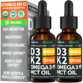 NUSAVA front packaging showing twin bottles and dropper for easy dosing