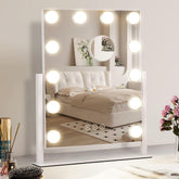 NUSVAN front view showing full mirror and even LED lighting benefit