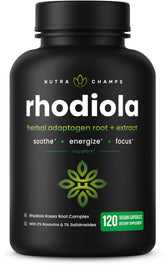 NutraChamps bottle front packaging showing supplement name and benefits