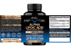NUTRAHARMONY ALA capsules close-up highlighting purity and potency