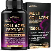 NUTRAHARMONY front bottle view showing supplement benefits and clear labeling