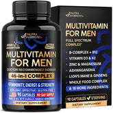 NUTRAHARMONY front bottle view highlighting men multivitamin benefits