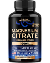 NUTRAHARMONY front packaging showing bottle and clear labeling benefits