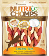 Nutri Chomps front packaging showing product and count for clear choice
