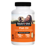 Nutri-Vet front packaging showing bottle and 100-count label for easy dosing