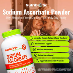 NutriBiotic powder close-up highlighting fine texture for easy mixing and absorption