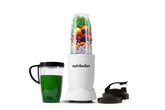 NutriBullet Pro front view showing compact blender and benefits of counter-friendly design