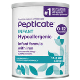 NUTRICIA PEPTICATE front pack showing 13.2oz can and clear labeling benefit clarity