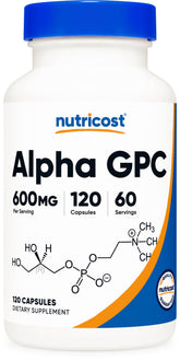 Nutricost front label view showing product name and capsule count for clear choice