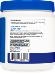 Nutricost scoop of powder on spoon showing precise serving control