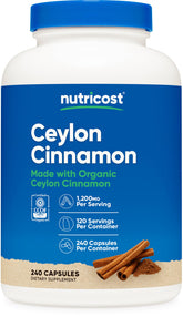 Nutricost bottle front packaging showing label and benefits