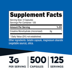 Nutricost close-up of a single capsule illustrating easy-swallow convenience