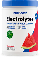 Nutricost front packaging showing label and watermelon flavor benefit
