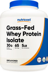 Nutricost front packaging 5lb showing product benefits and neutral option