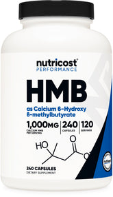 Nutricost bottle front label showing product name and size for clear identification and trust