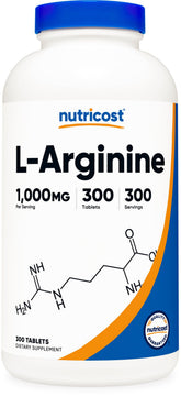 Nutricost front packaging showing bottle and label, clear dosing information benefit