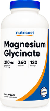 Nutricost front packaging showing label and 360-count for easy recognition and confidence