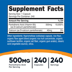 Nutricost capsule close-up revealing texture and easy-to-swallow size