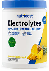 Nutricost tub front view showing Pineapple Ice flavor and 60 servings benefit