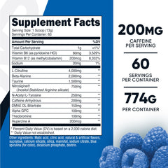 Nutricost open tub with scoop showing measured serving ready to mix for convenience