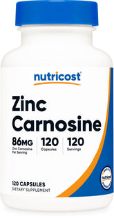 Nutricost front label showing product name and 120 capsules for clear identification and trust