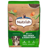 Nutrish front of bag showing branding and real chicken ingredient benefit