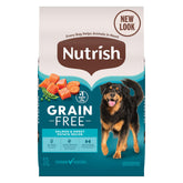 Nutrish front packaging showing 11.5 lb bag and clear recipe benefit