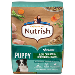 Nutrish front packaging showing 13 lb bag and clear product identity benefit clarity