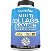 Nutrivein front packaging showing bottle and capsule benefits